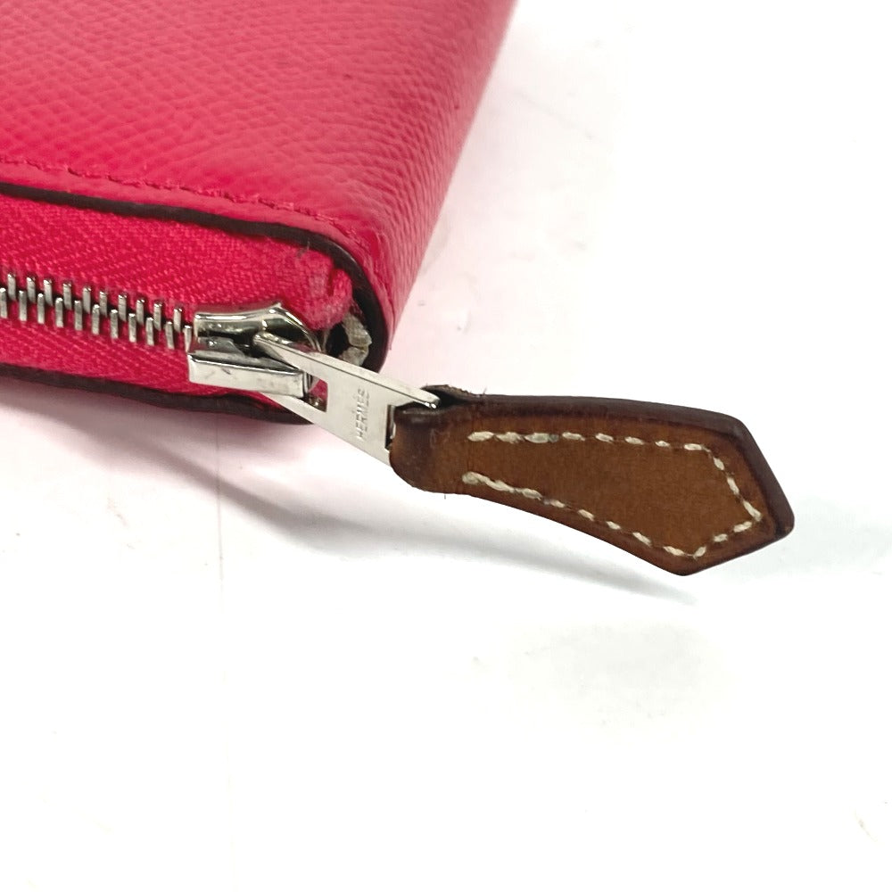 HERMES Coin case Epsom pink AzapSilk Incompact