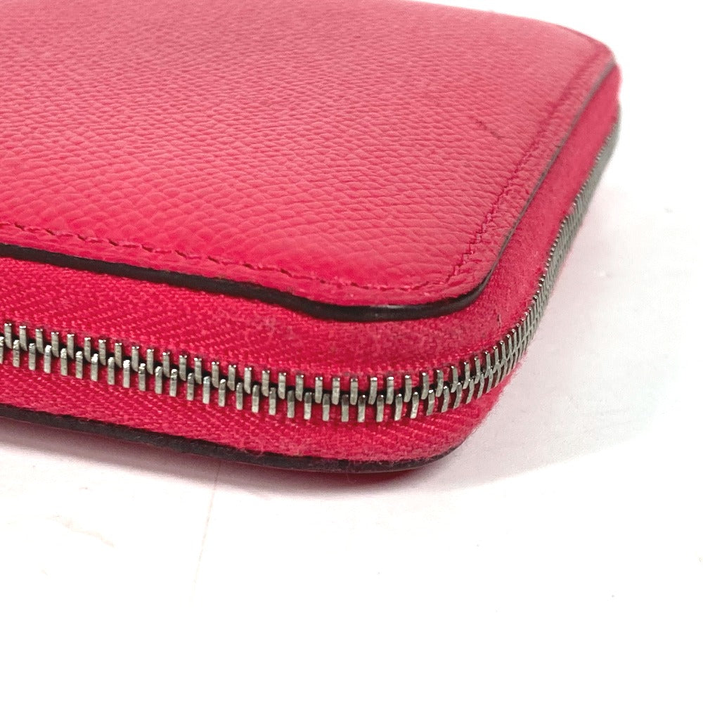 HERMES Coin case Epsom pink AzapSilk Incompact