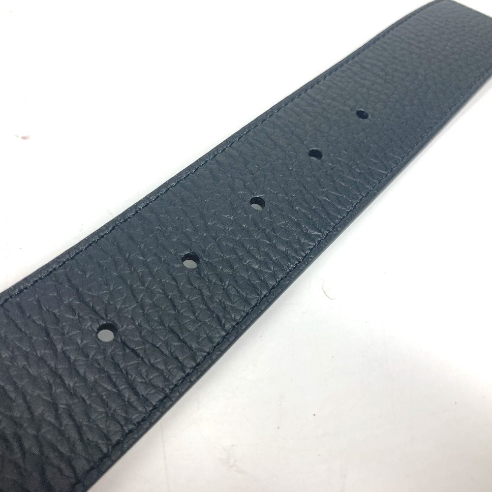 LOUIS VUITTON belt M0333U leather Black x gray Belt: LV Damier 40MM reversible 90