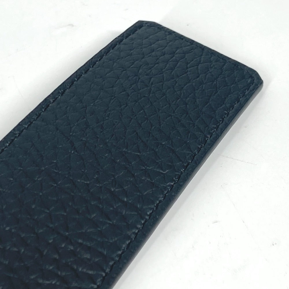 LOUIS VUITTON belt M0333U leather Black x gray Belt: LV Damier 40MM reversible 90