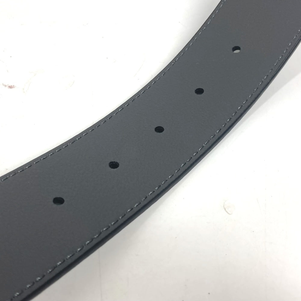 LOUIS VUITTON belt M0333U leather Black x gray Belt: LV Damier 40MM reversible 90