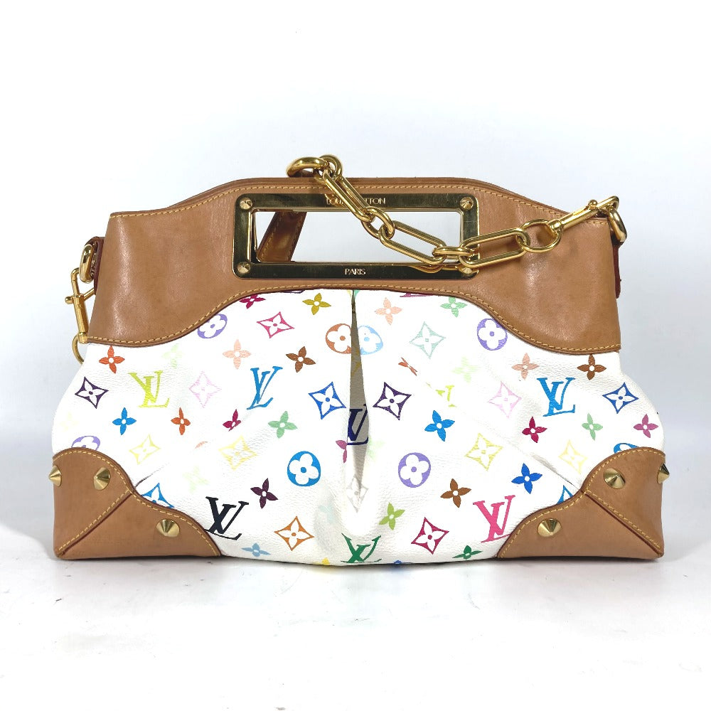 LOUIS VUITTON Handbag M40255 Monogram multicolor canvas white Monogram multicolor Judy MM