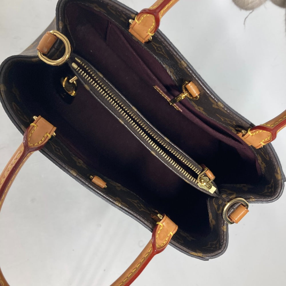 LOUIS VUITTON Handbag M41055 Monogram canvas Brown Monogram Montaigne BB Women Used