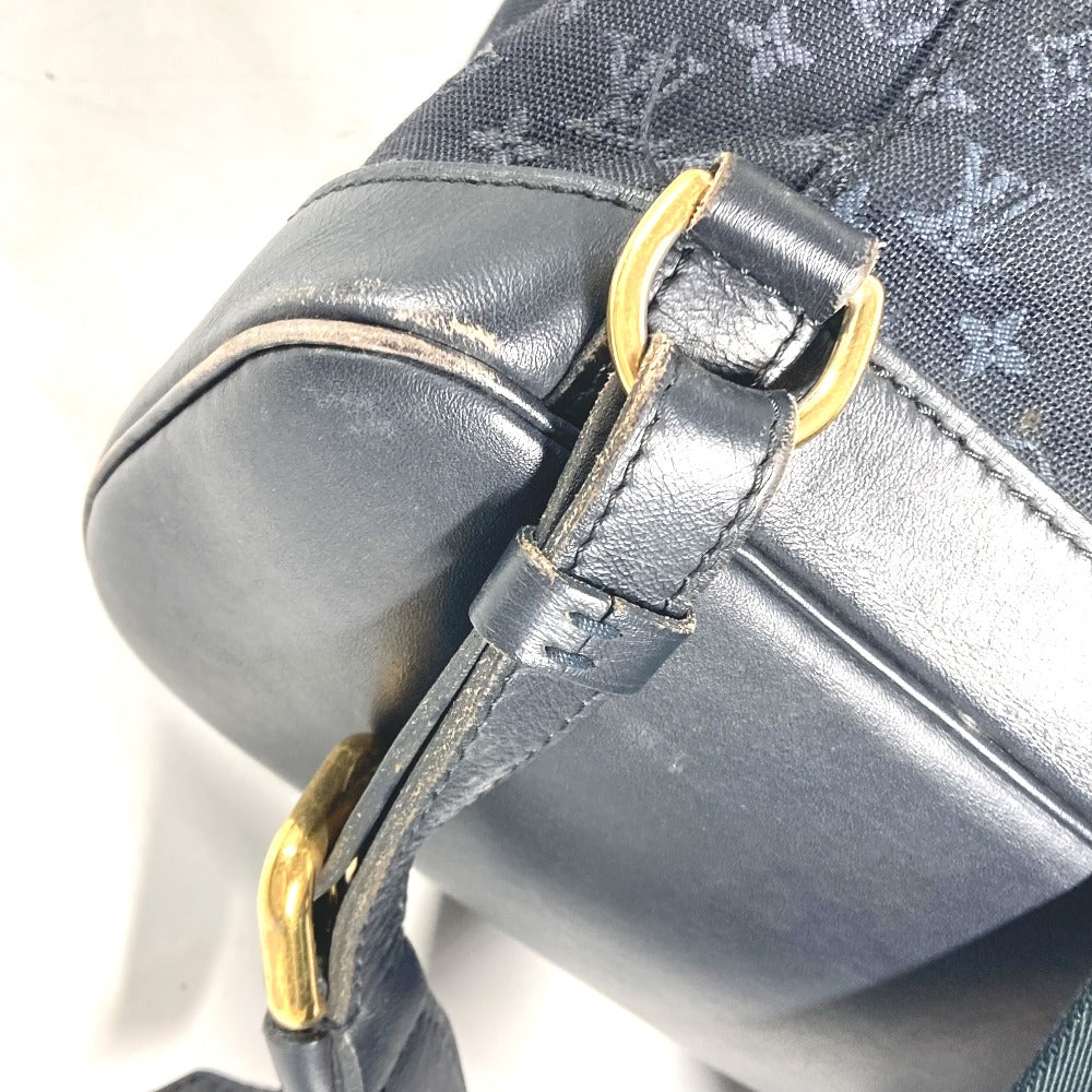 LOUIS VUITTON Backpack M92455 Monogram denim Navy Monogram Mini Denim MontsourisGM
