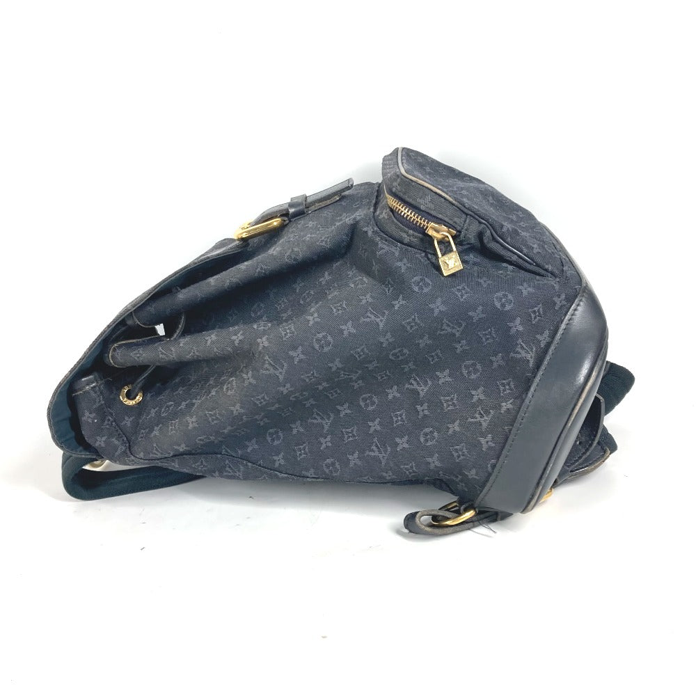 LOUIS VUITTON Backpack M92455 Monogram denim Navy Monogram Mini Denim MontsourisGM