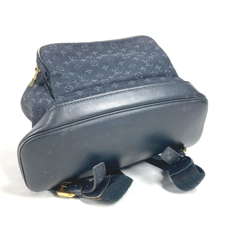 LOUIS VUITTON Backpack M92455 Monogram denim Navy Monogram Mini Denim MontsourisGM