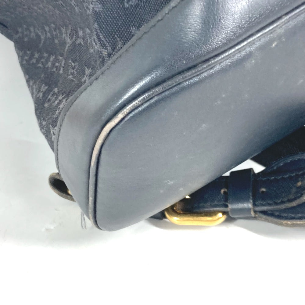 LOUIS VUITTON Backpack M92455 Monogram denim Navy Monogram Mini Denim MontsourisGM
