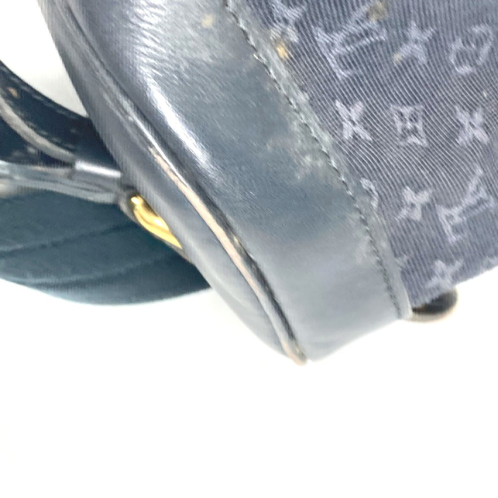 LOUIS VUITTON Backpack M92455 Monogram denim Navy Monogram Mini Denim MontsourisGM