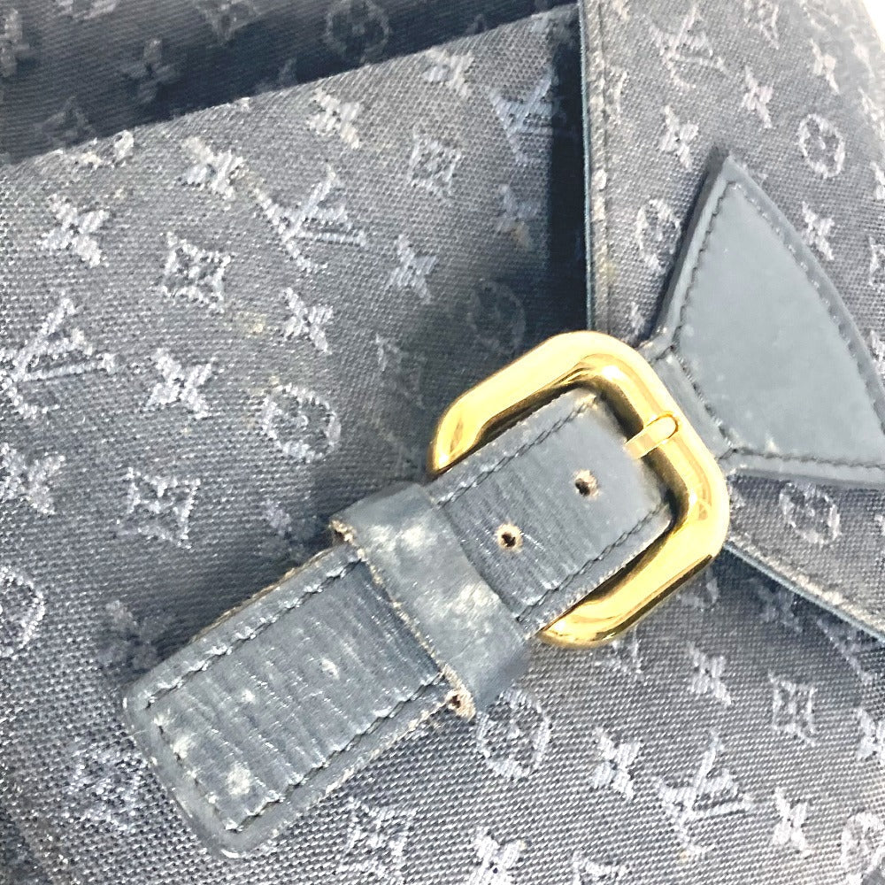 LOUIS VUITTON Backpack M92455 Monogram denim Navy Monogram Mini Denim MontsourisGM