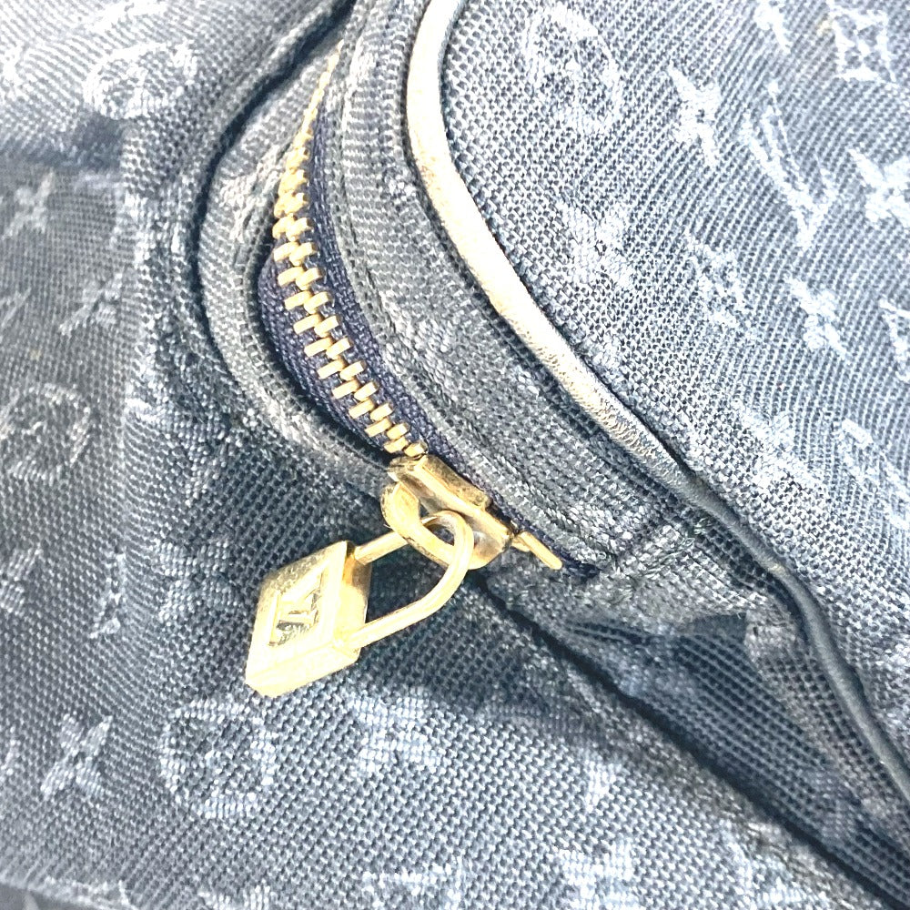 LOUIS VUITTON Backpack M92455 Monogram denim Navy Monogram Mini Denim MontsourisGM