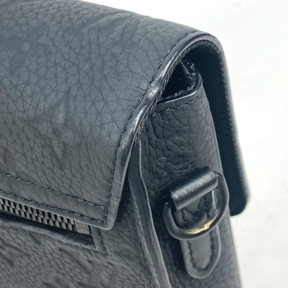 LOUIS VUITTON Handbag M20835 Taurillon Clemence Leather black Monogram Taurillon Clemence S-Lock Briefcase mens Used