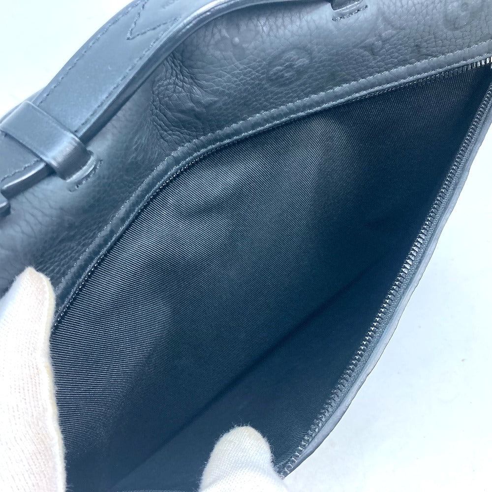 LOUIS VUITTON Handbag M20835 Taurillon Clemence Leather black Monogram Taurillon Clemence S-Lock Briefcase mens Used