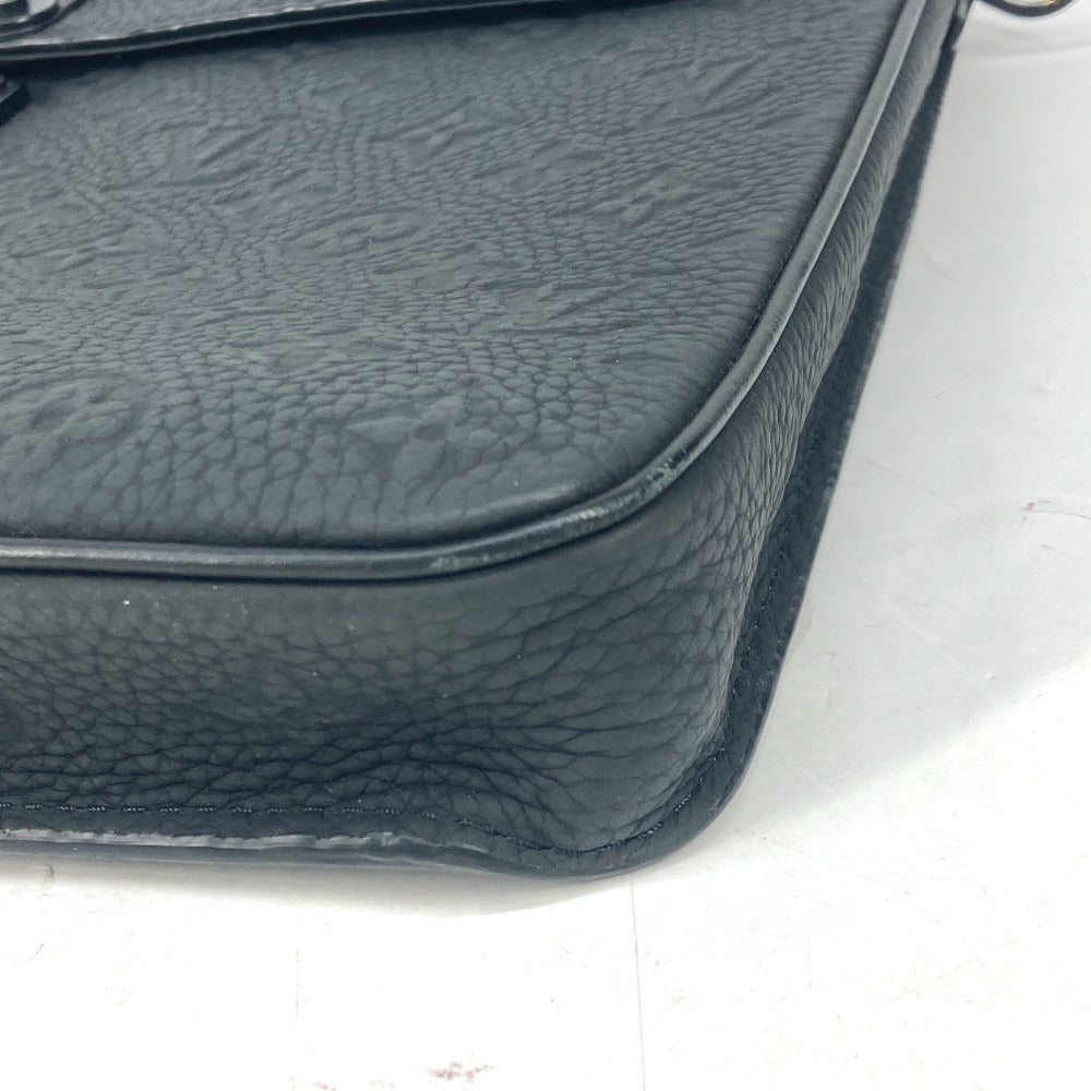 LOUIS VUITTON Handbag M20835 Taurillon Clemence Leather black Monogram Taurillon Clemence S-Lock Briefcase mens Used