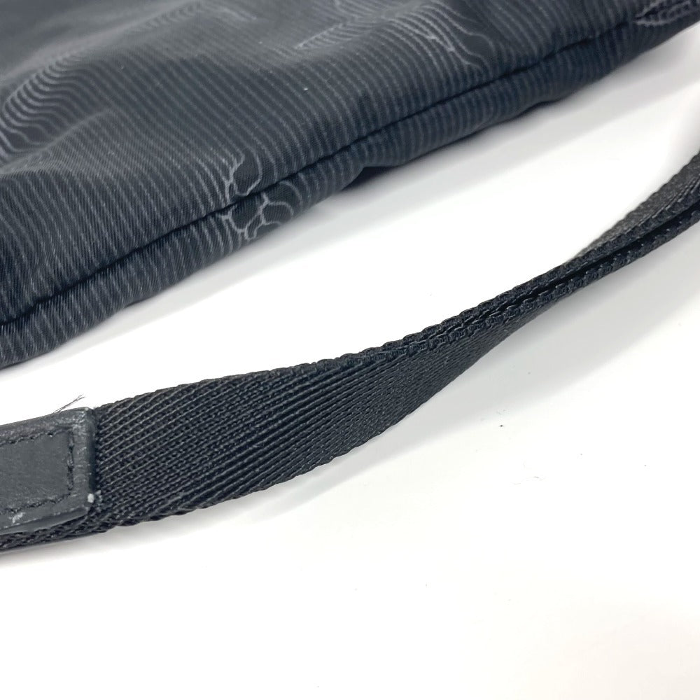 LOUIS VUITTON Clutch bag M80142 Nylon black Monogram Reversible A4 Pochette