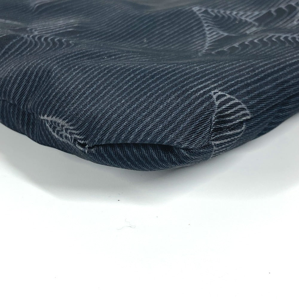 LOUIS VUITTON Clutch bag M80142 Nylon black Monogram Reversible A4 Pochette
