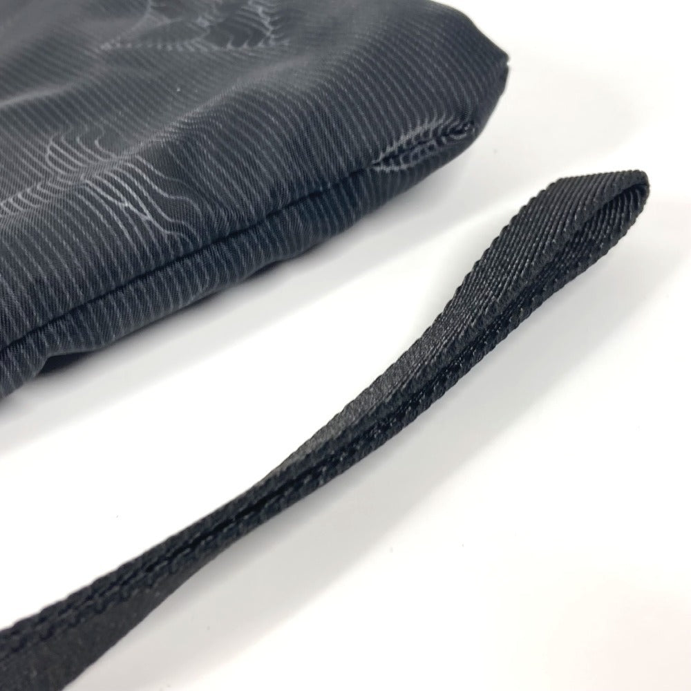 LOUIS VUITTON Clutch bag M80142 Nylon black Monogram Reversible A4 Pochette