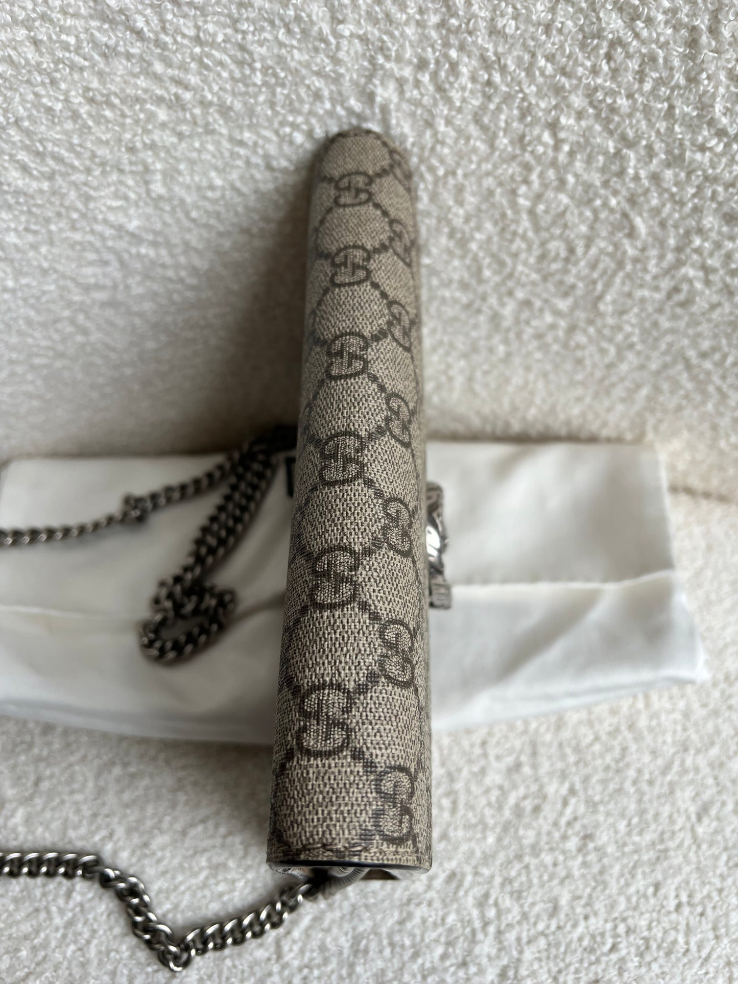 Gucci Dionysus GG Supreme Chain Wallet (RRP £1250)