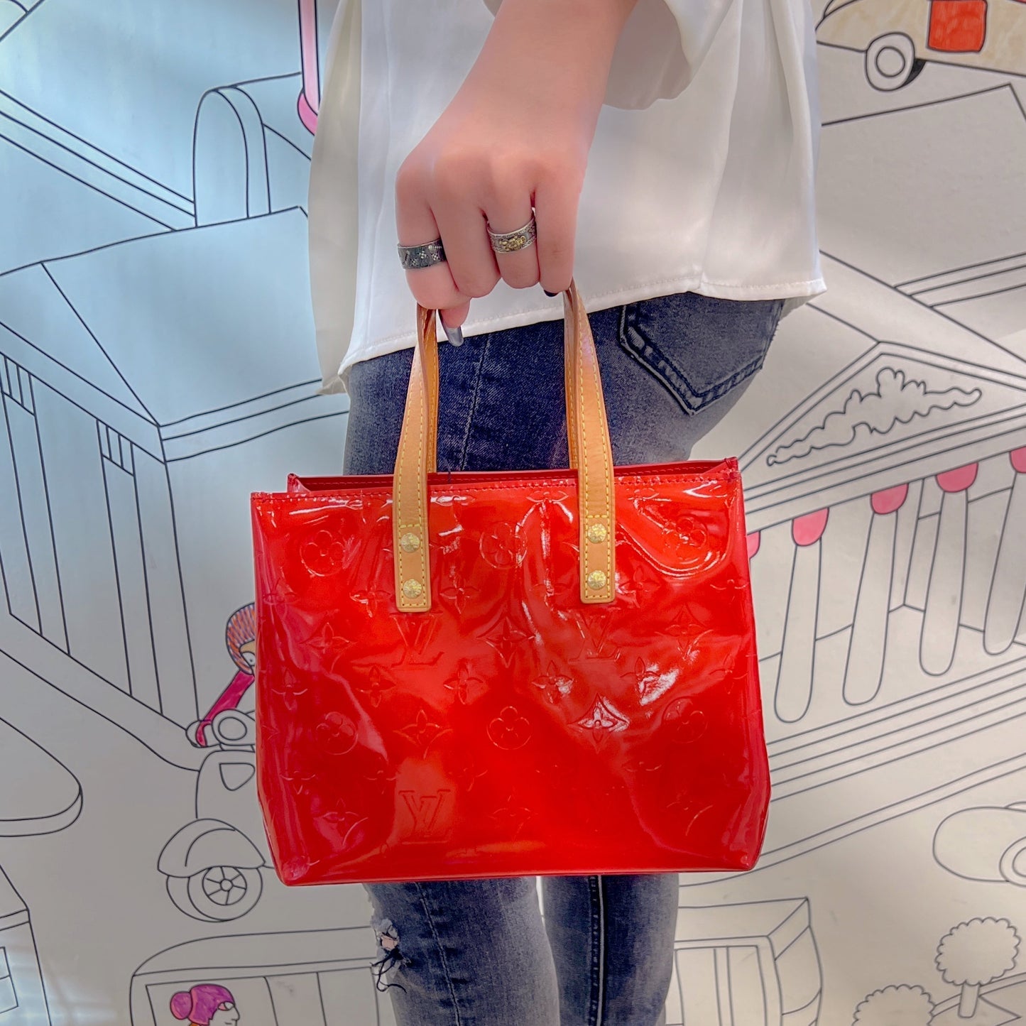 Louis Vuitton 2002 Vernis Reade PM handbag