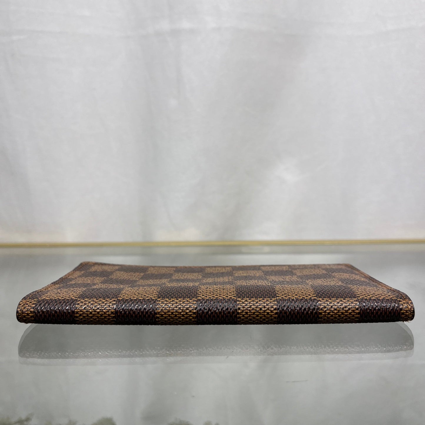 LOUIS VUITTON Damier Ebene Checkbook Wallet