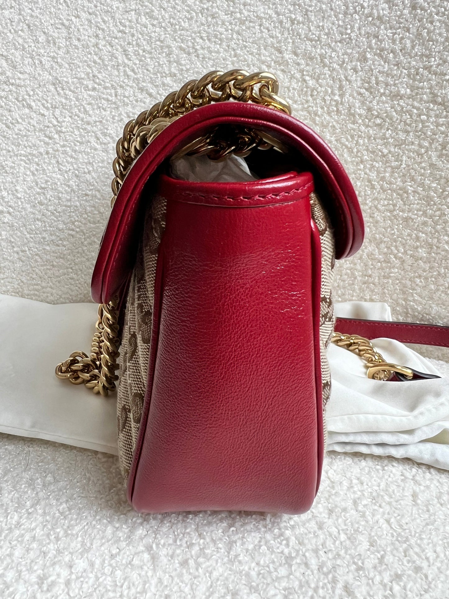 Gucci GG Beige Marmont Small Shoulder Bag (RRP £1,570)