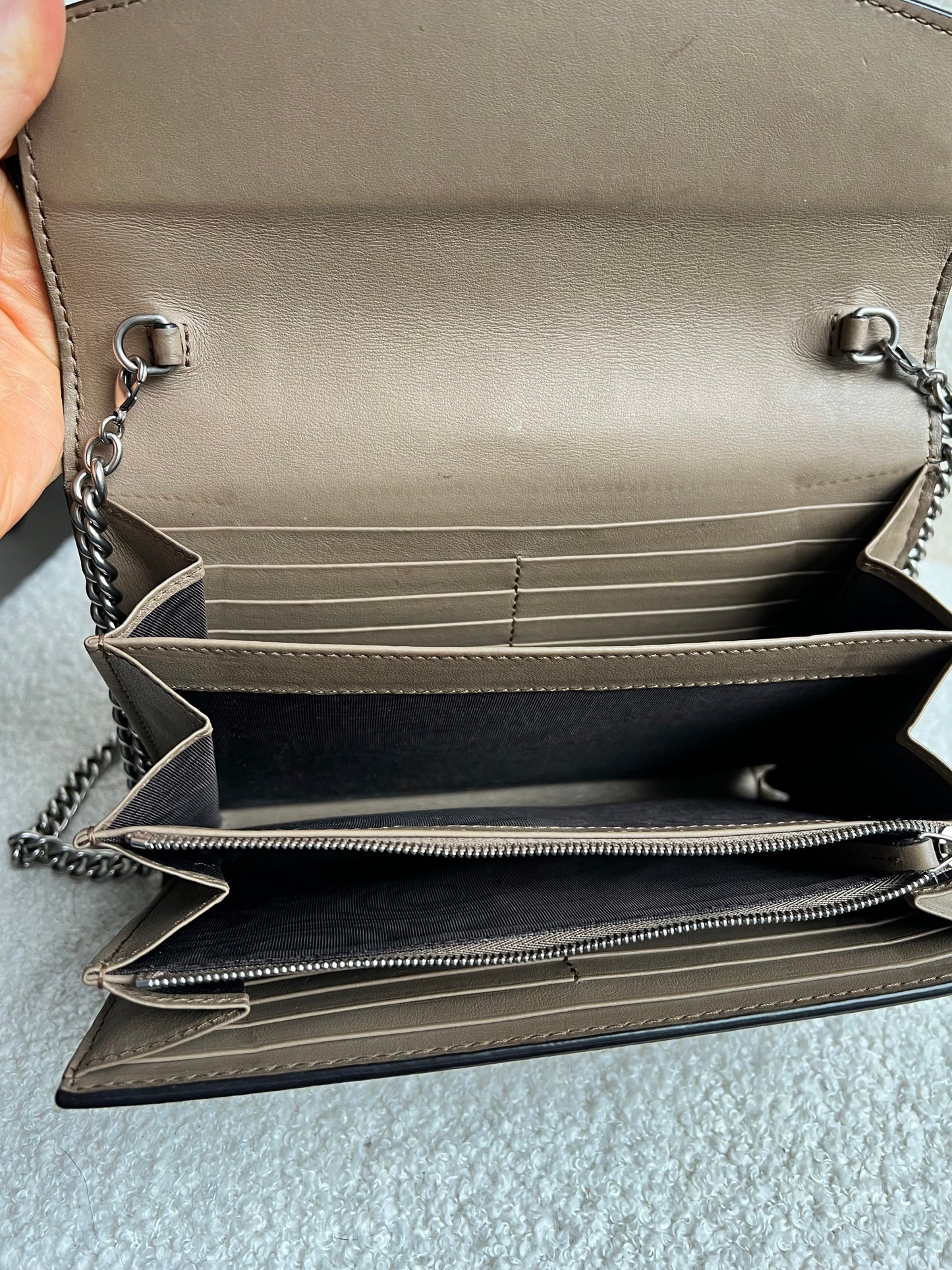 Gucci Dionysus GG Supreme Chain Wallet (RRP £1250)