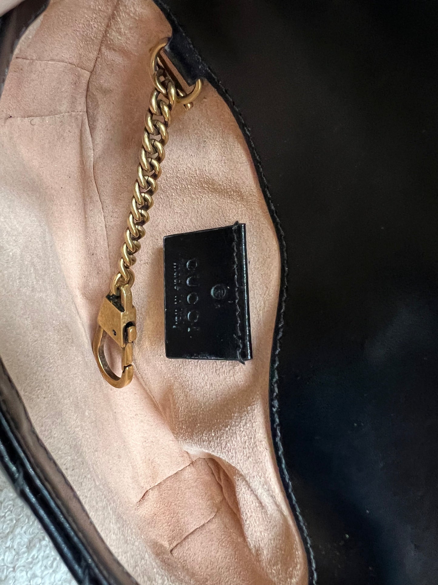 Gucci GG Black Marmont Super Mini Shoulder Bag (RRP £985)