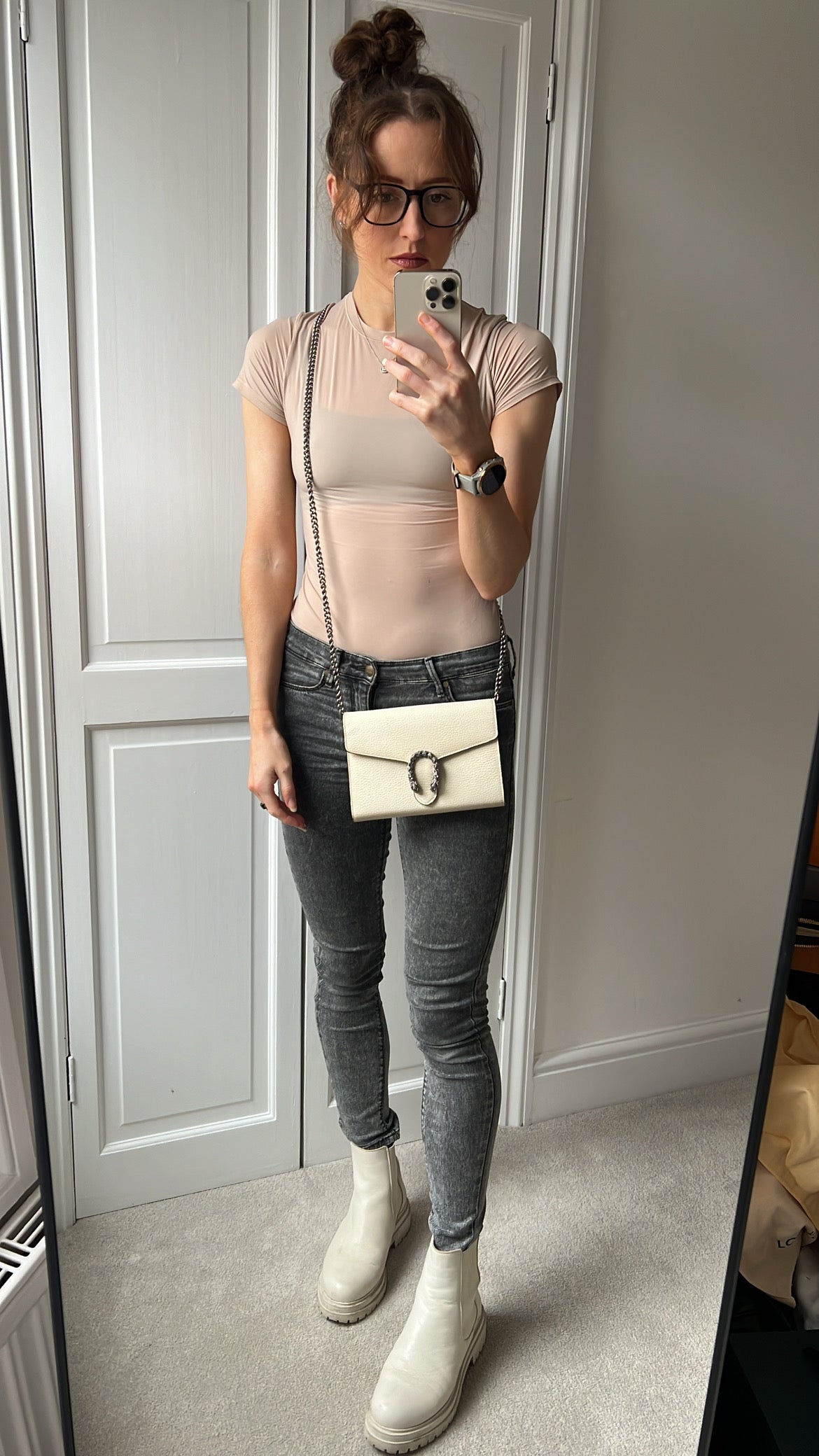 Gucci Dionysus White Mini Chain Bag (RRP £1340)