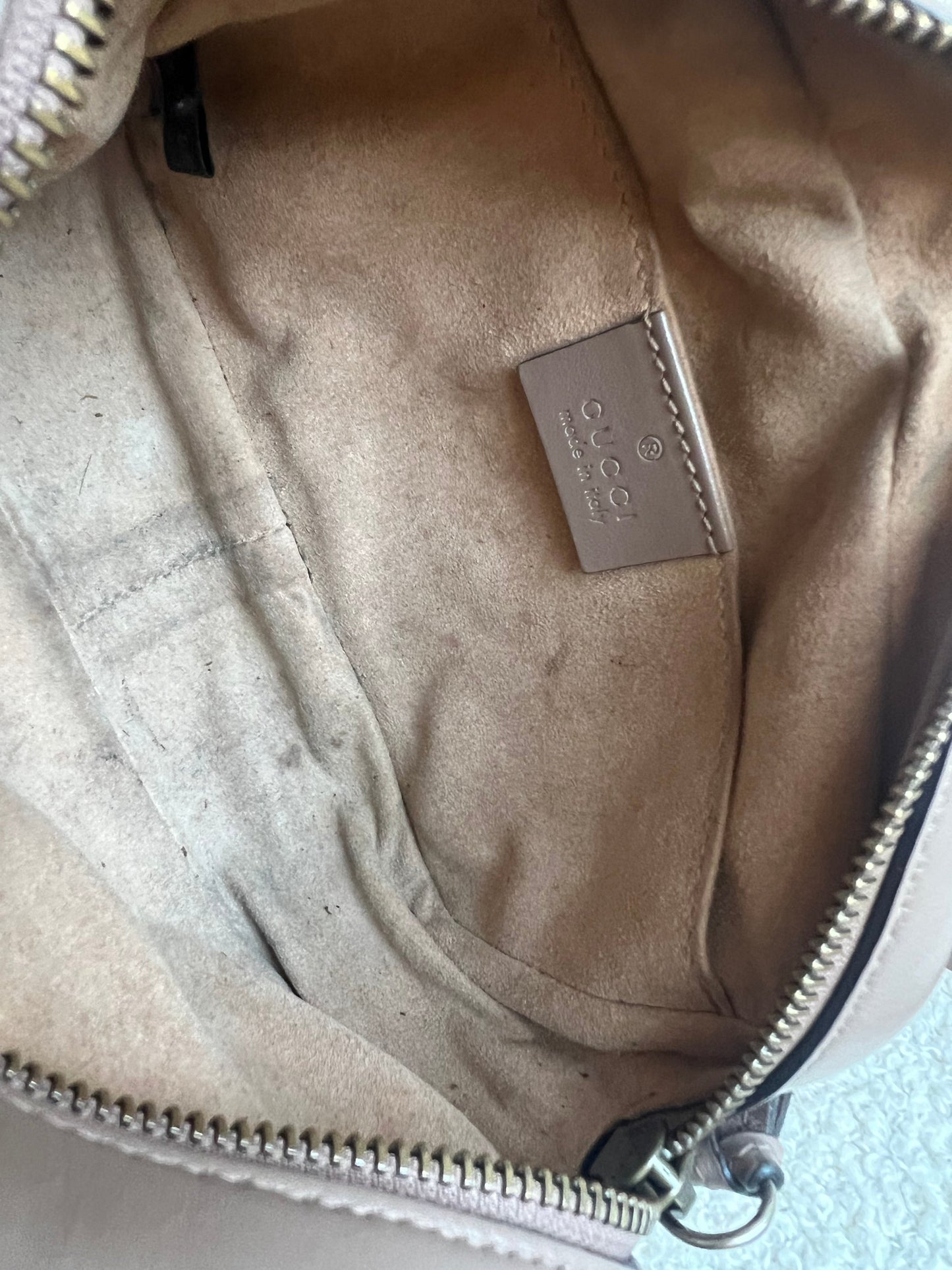 Gucci GG Dusty Pink Marmont Mini Shoulder Bag (RRP £1,360)