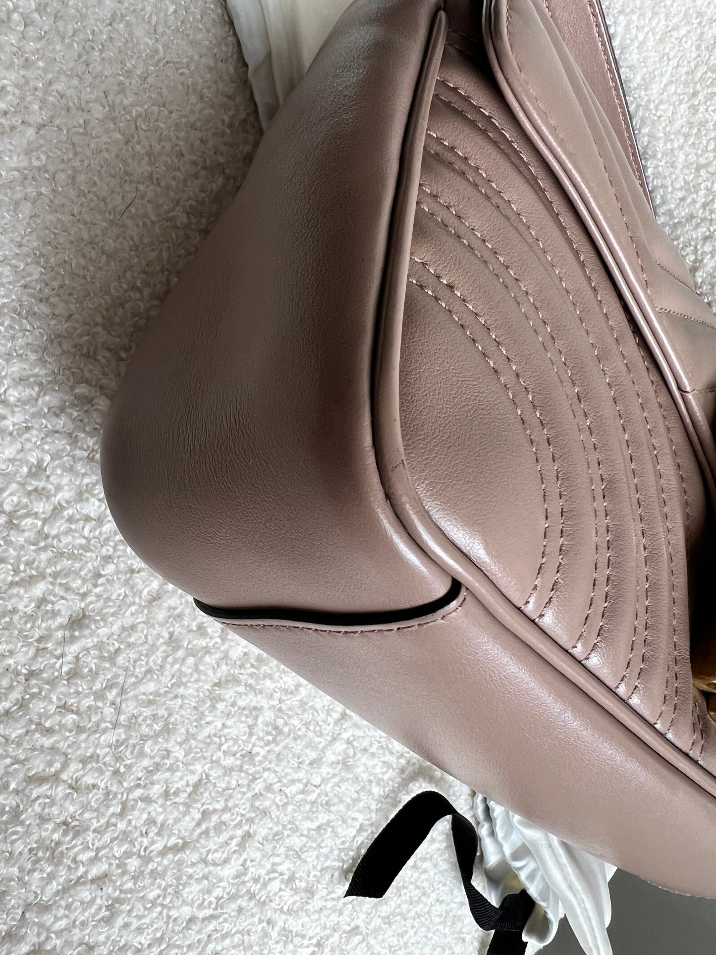 Gucci GG Dusty Pink Marmont Small Shoulder Bag (RRP £2070)