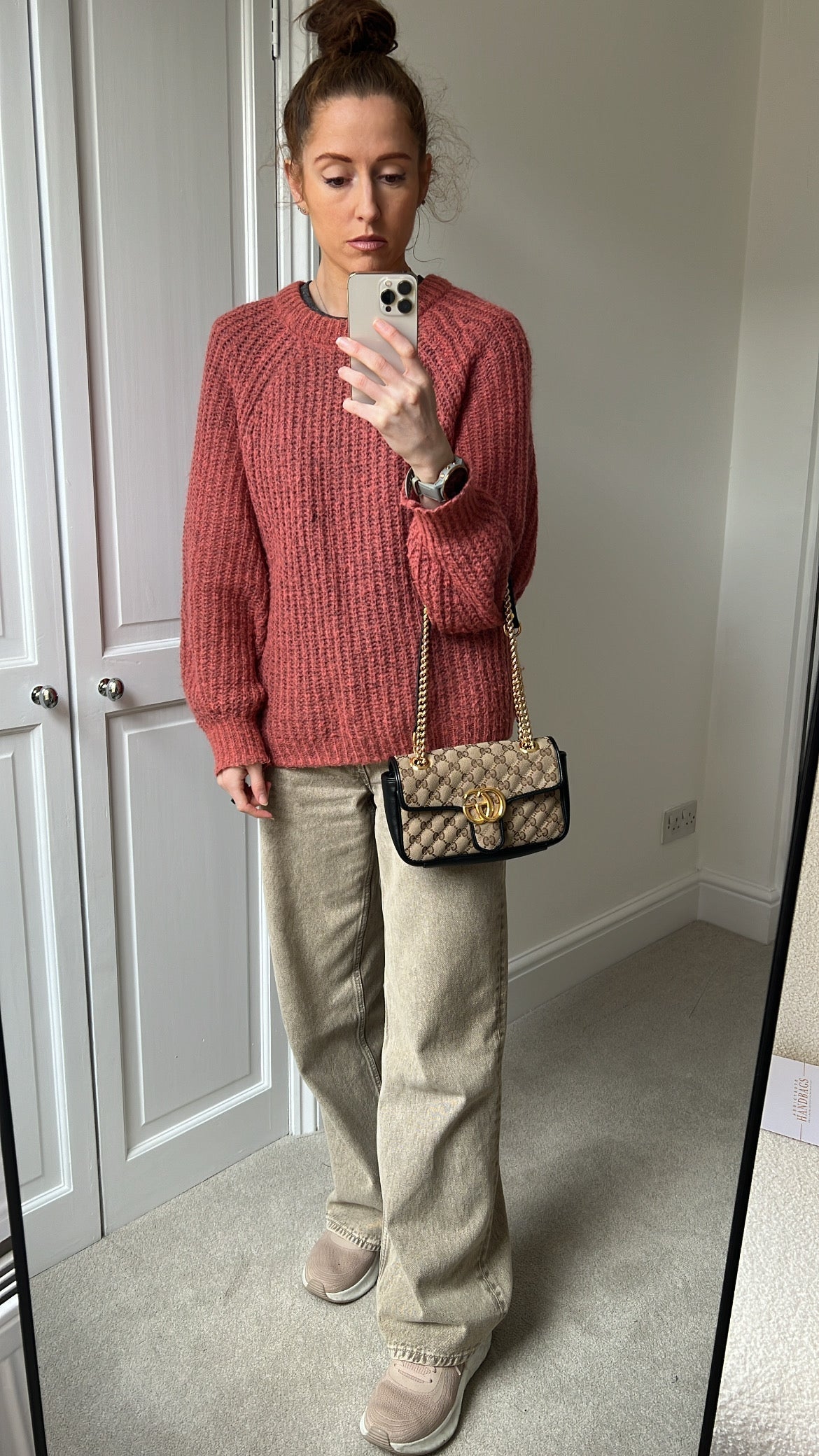 Gucci GG Beige Marmont Mini Shoulder Bag (RRP £1,470)