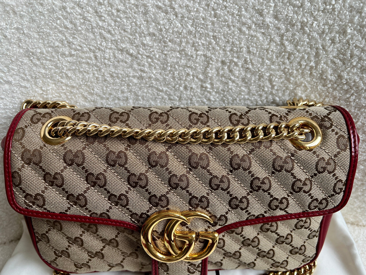 Gucci GG Beige Marmont Small Shoulder Bag (RRP £1,570)
