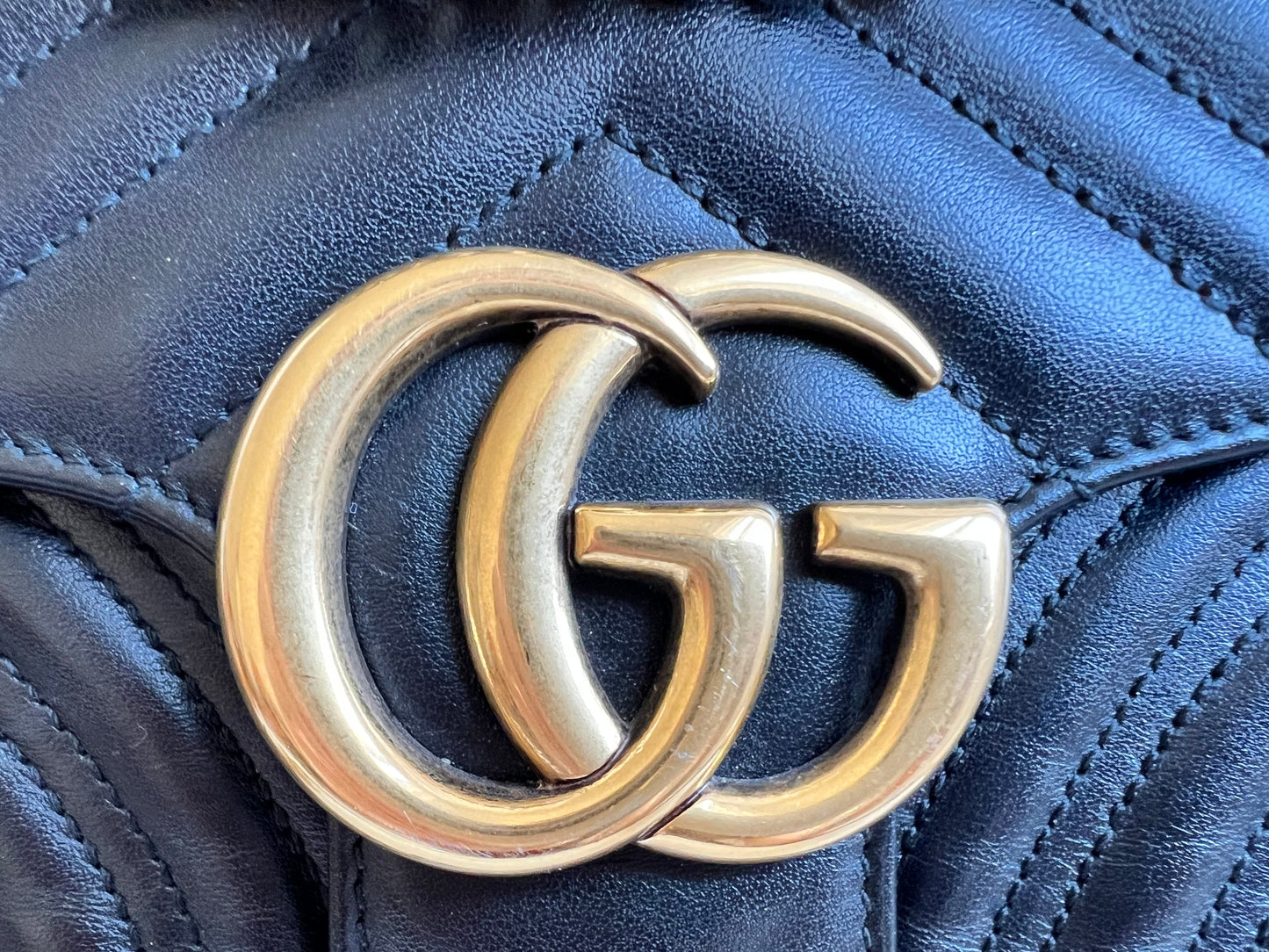 Gucci GG Black Marmont Small Shoulder Bag (RRP £1890)
