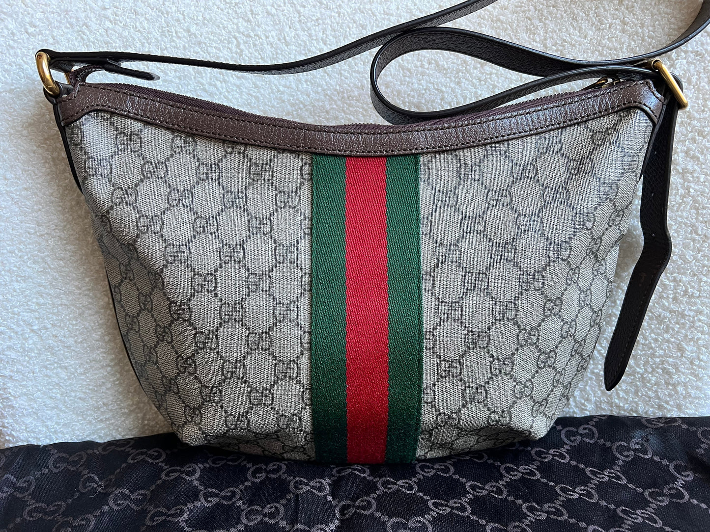 Gucci GG Supreme Ophidia Small Shoulder Bag (RRP £1190)