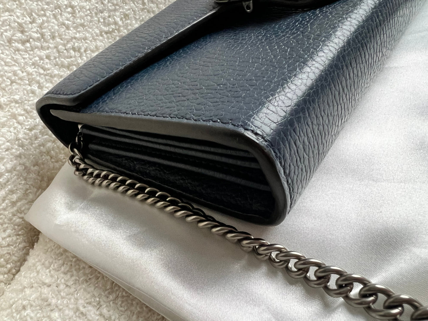 Gucci Dionysus Navy Mini Chain Bag (RRP £1340)
