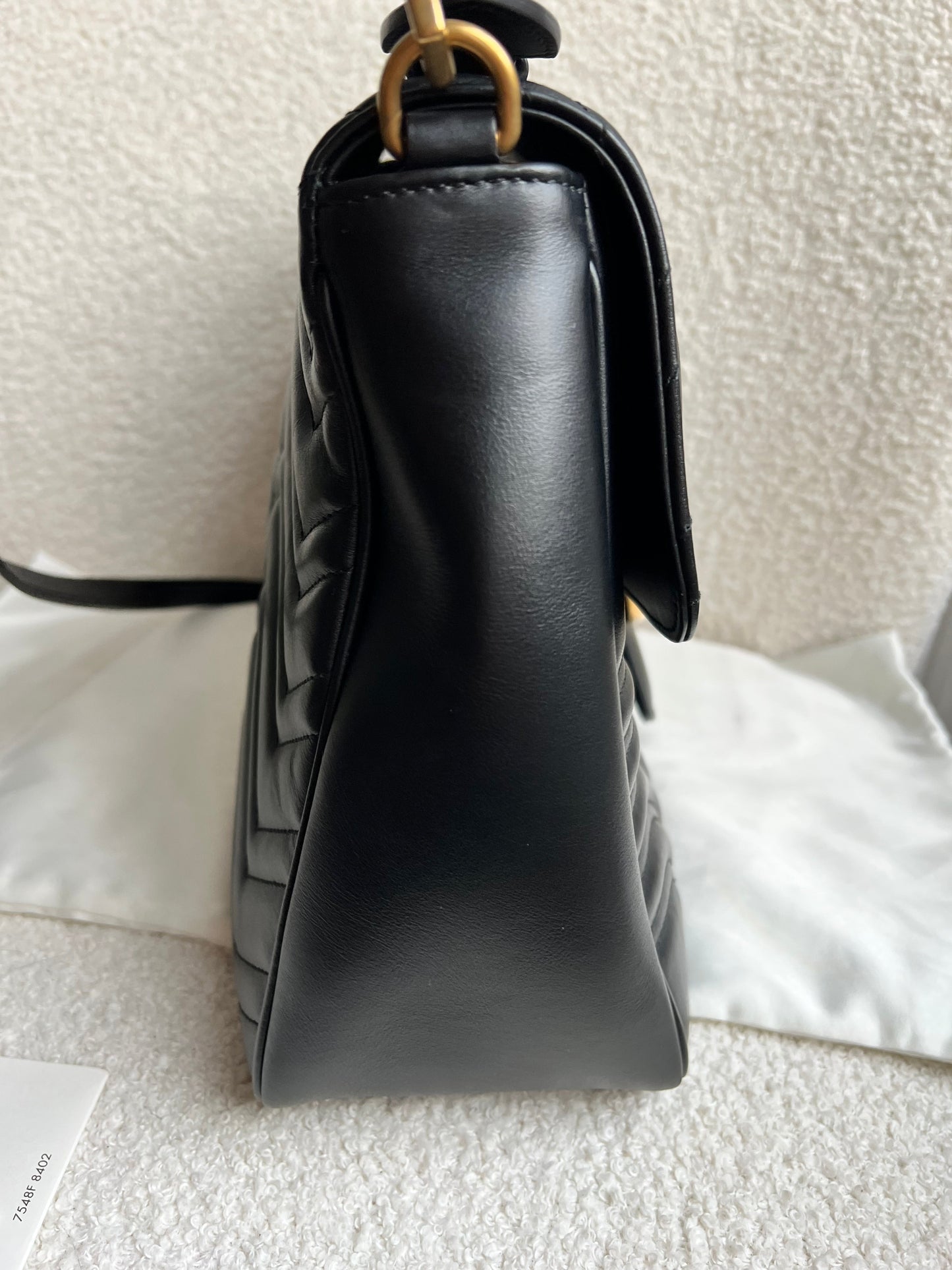 Gucci GG Black Marmont Medium Top Handle Bag (RRP £2290)