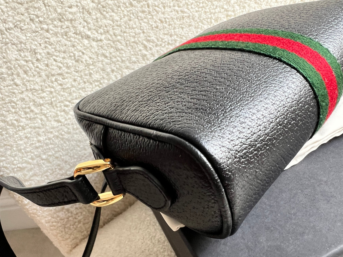 Gucci GG Black Ophidia Mini Shoulder Bag