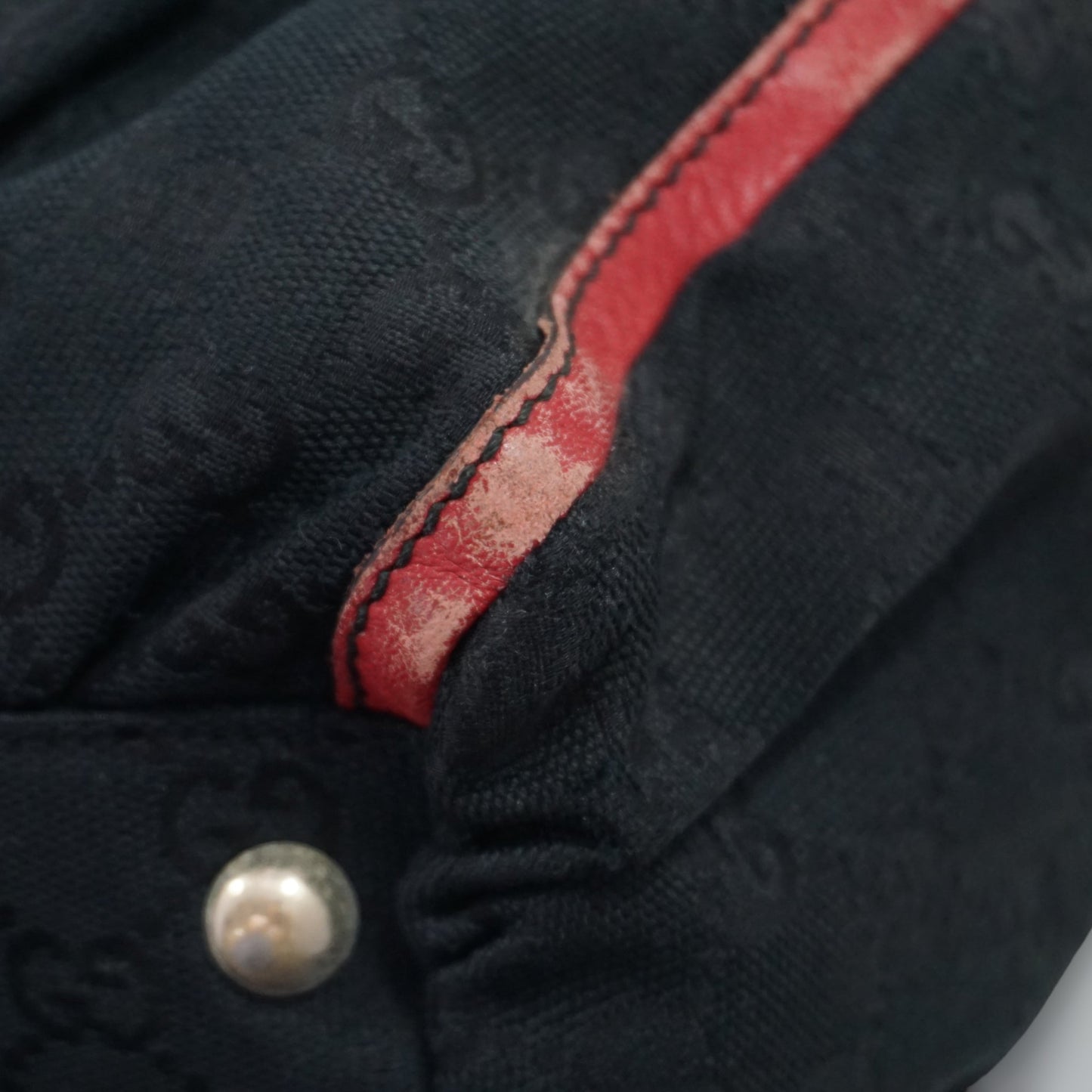 Gucci Sort og Rød Skuldertaske