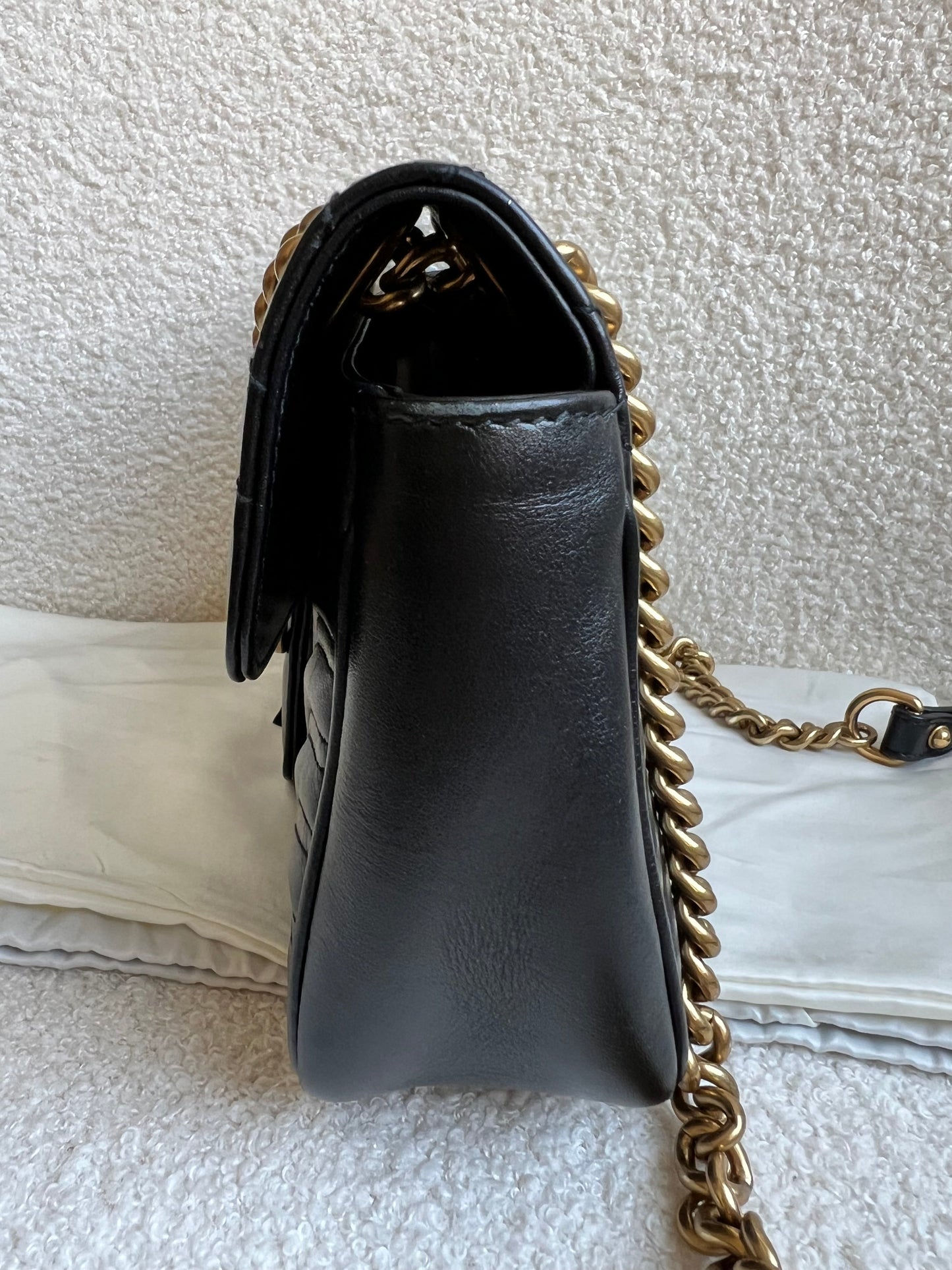 Gucci GG Black Marmont Small Shoulder Bag (RRP £1890)