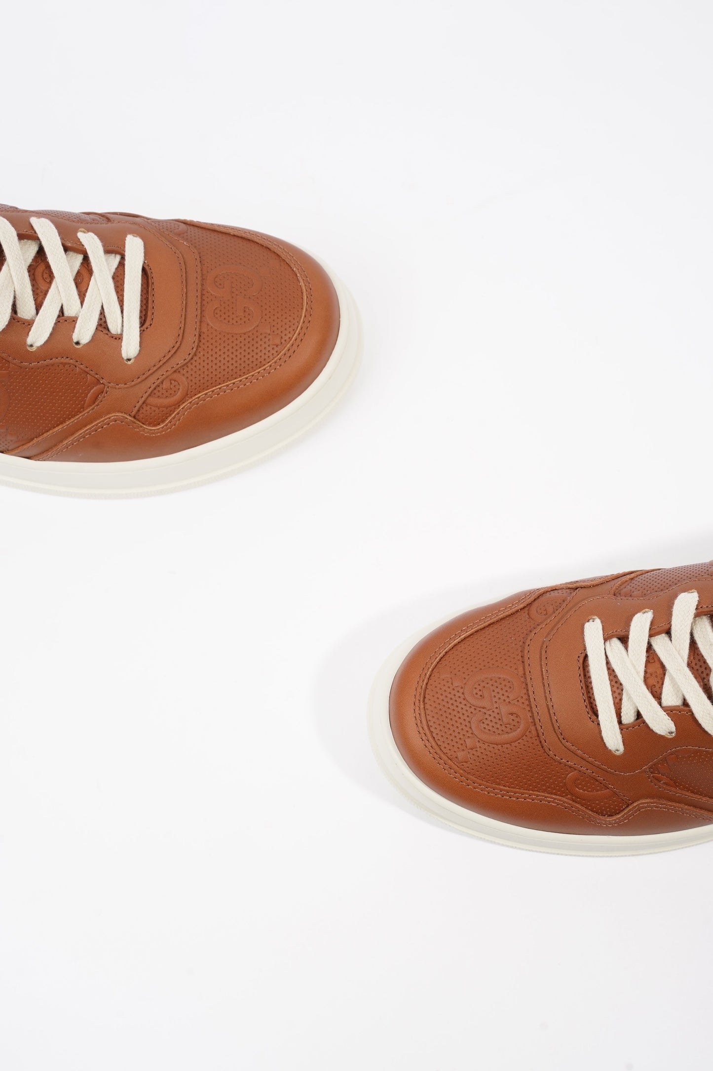 Gucci Chunky B Sneaker Tan Leather EU 42 UK 8