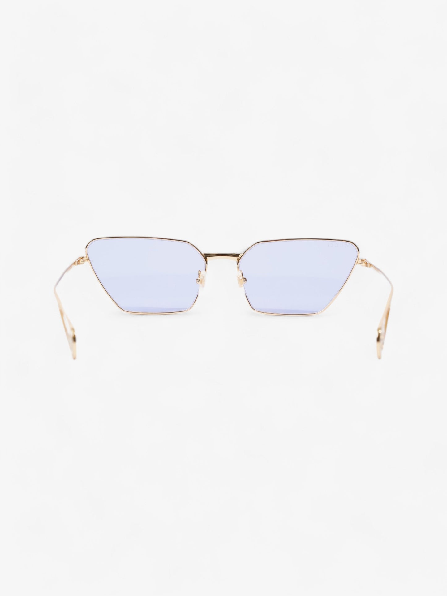 Gucci Cat-Eye Frame Blue / Gold Acetate 140mm