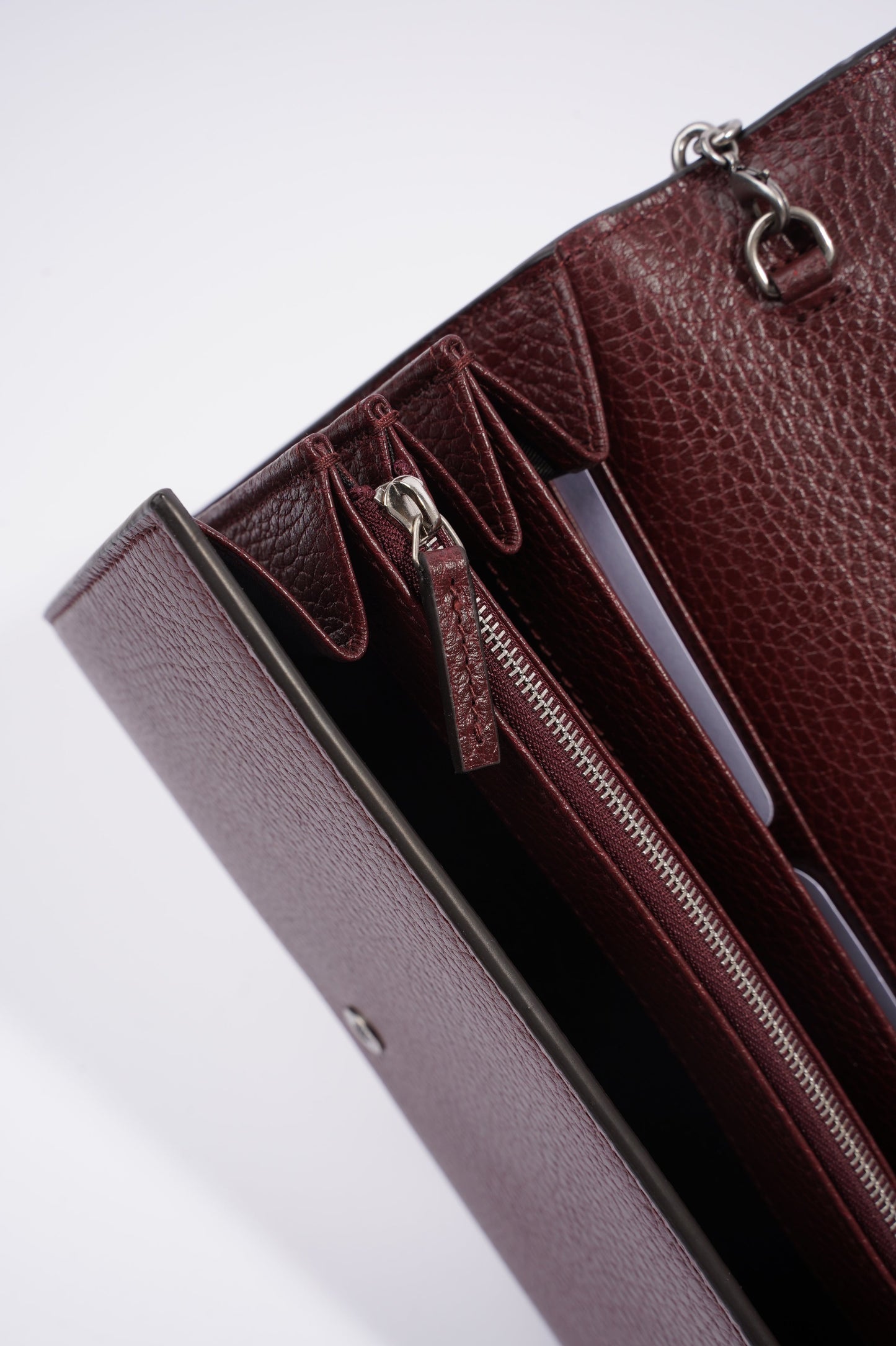 Gucci Dionysus Mini Chain Burgundy Leather
