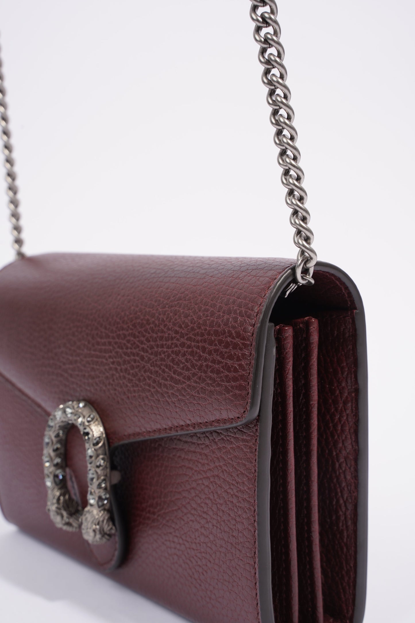 Gucci Dionysus Mini Chain Burgundy Leather