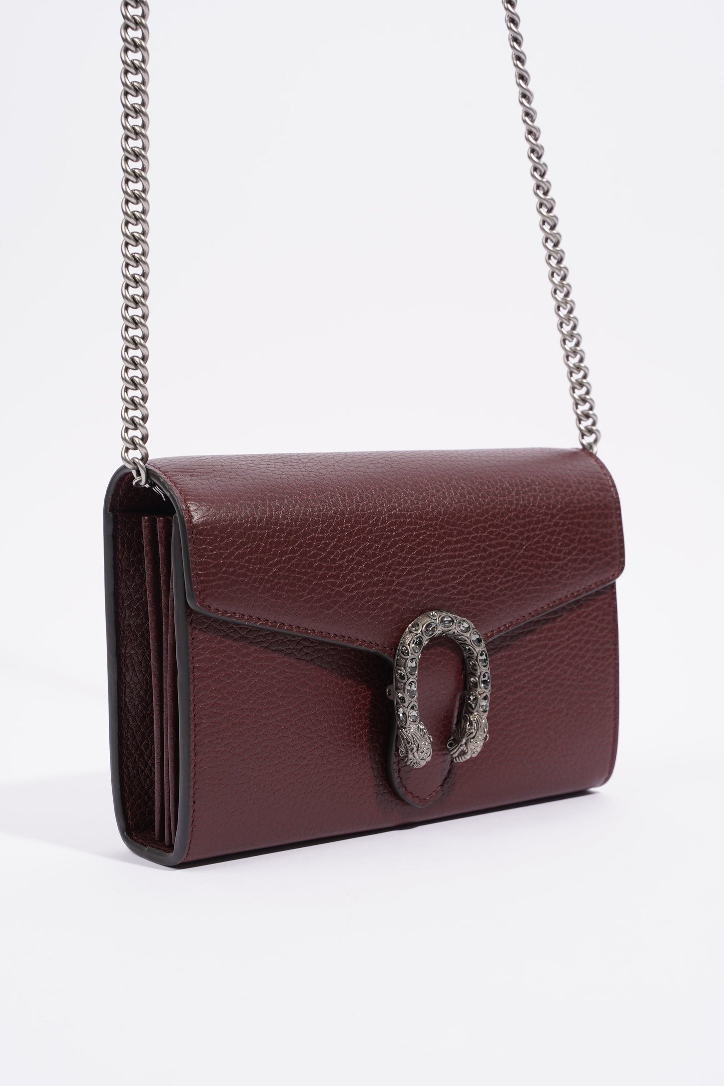 Gucci Dionysus Mini Chain Burgundy Leather