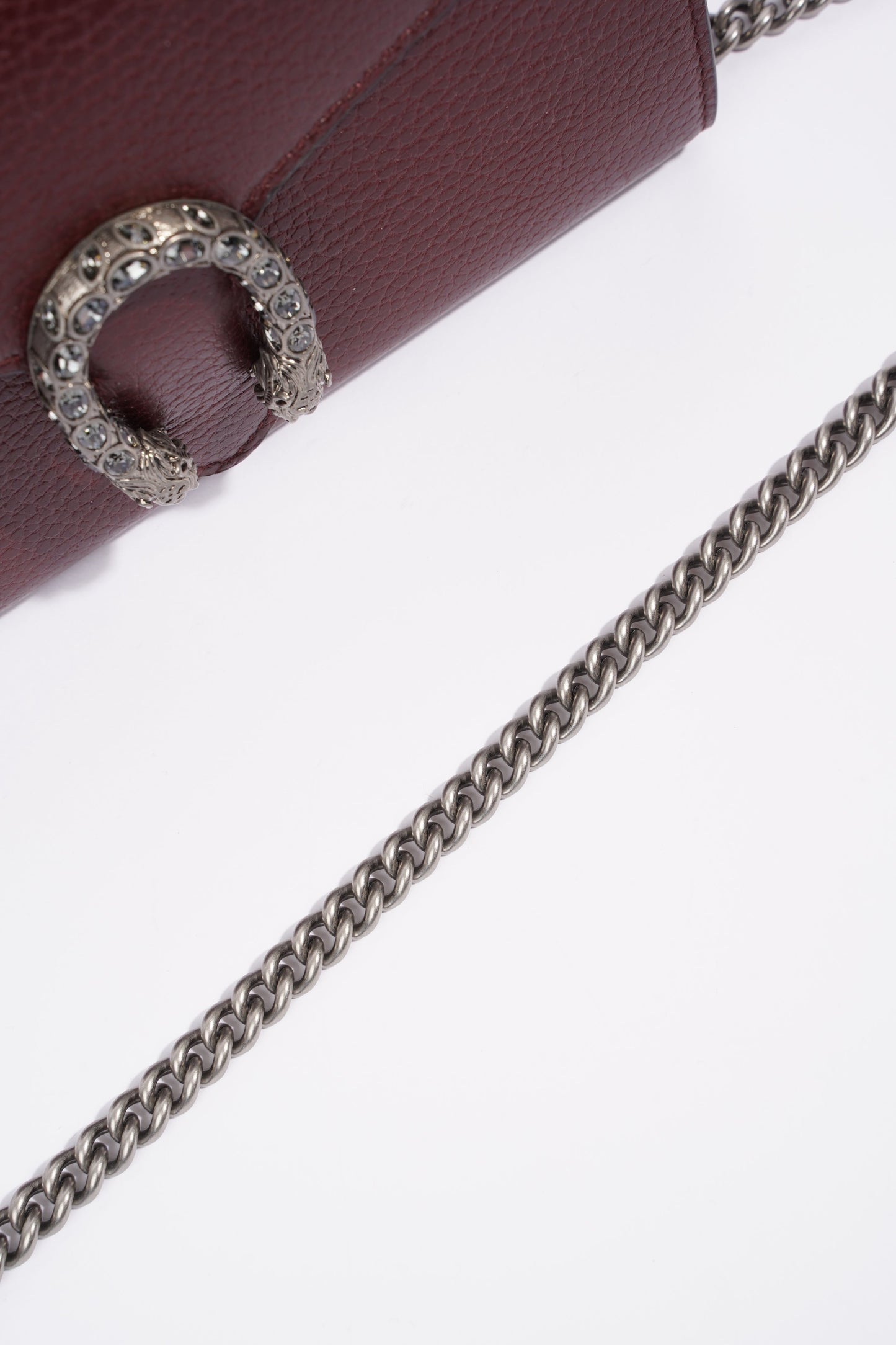 Gucci Dionysus Mini Chain Burgundy Leather