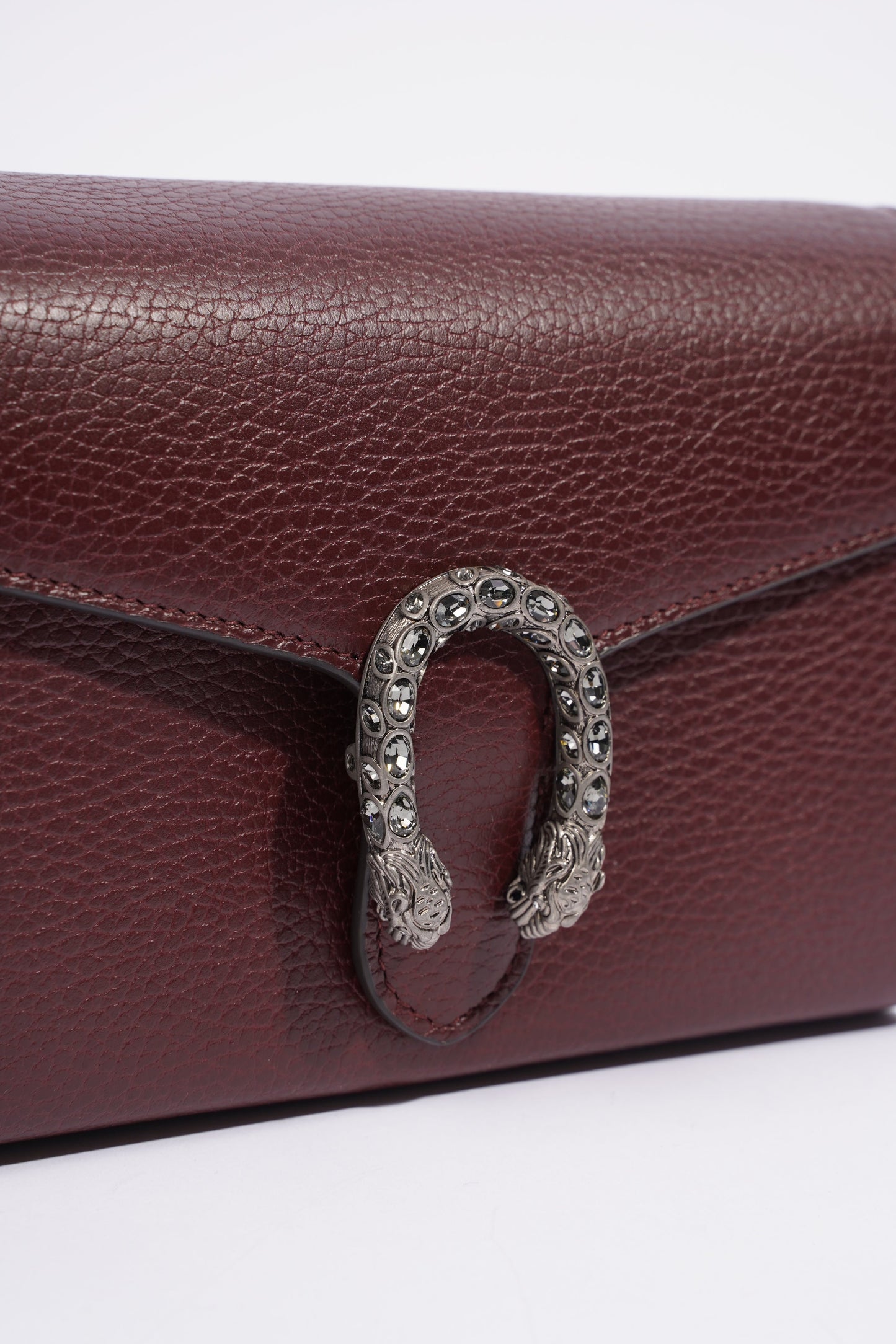 Gucci Dionysus Mini Chain Burgundy Leather