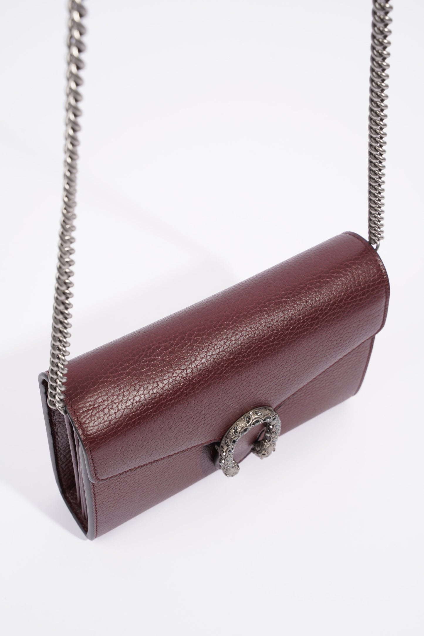 Gucci Dionysus Mini Chain Burgundy Leather