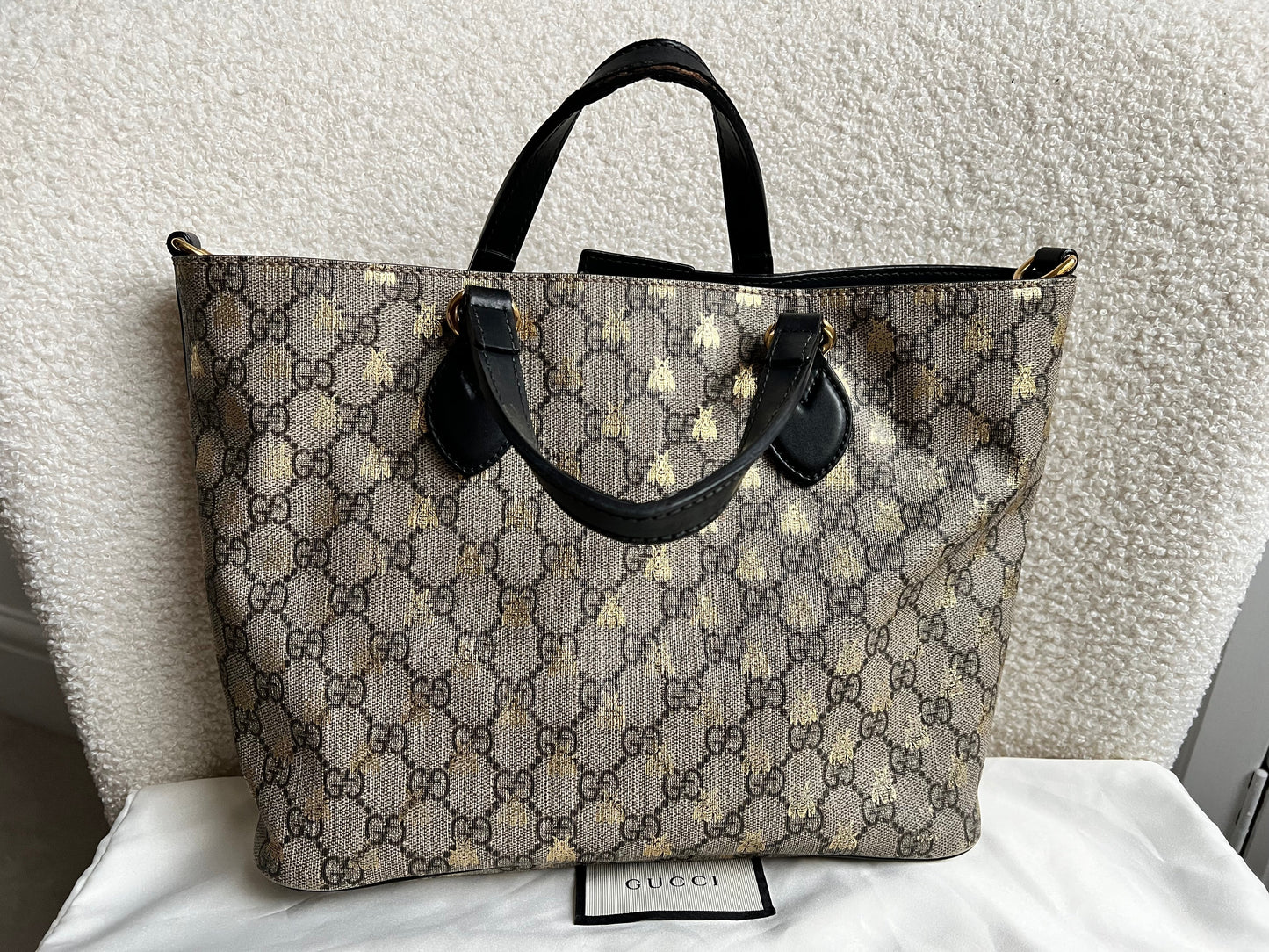 Gucci Supreme Bees Small Tote