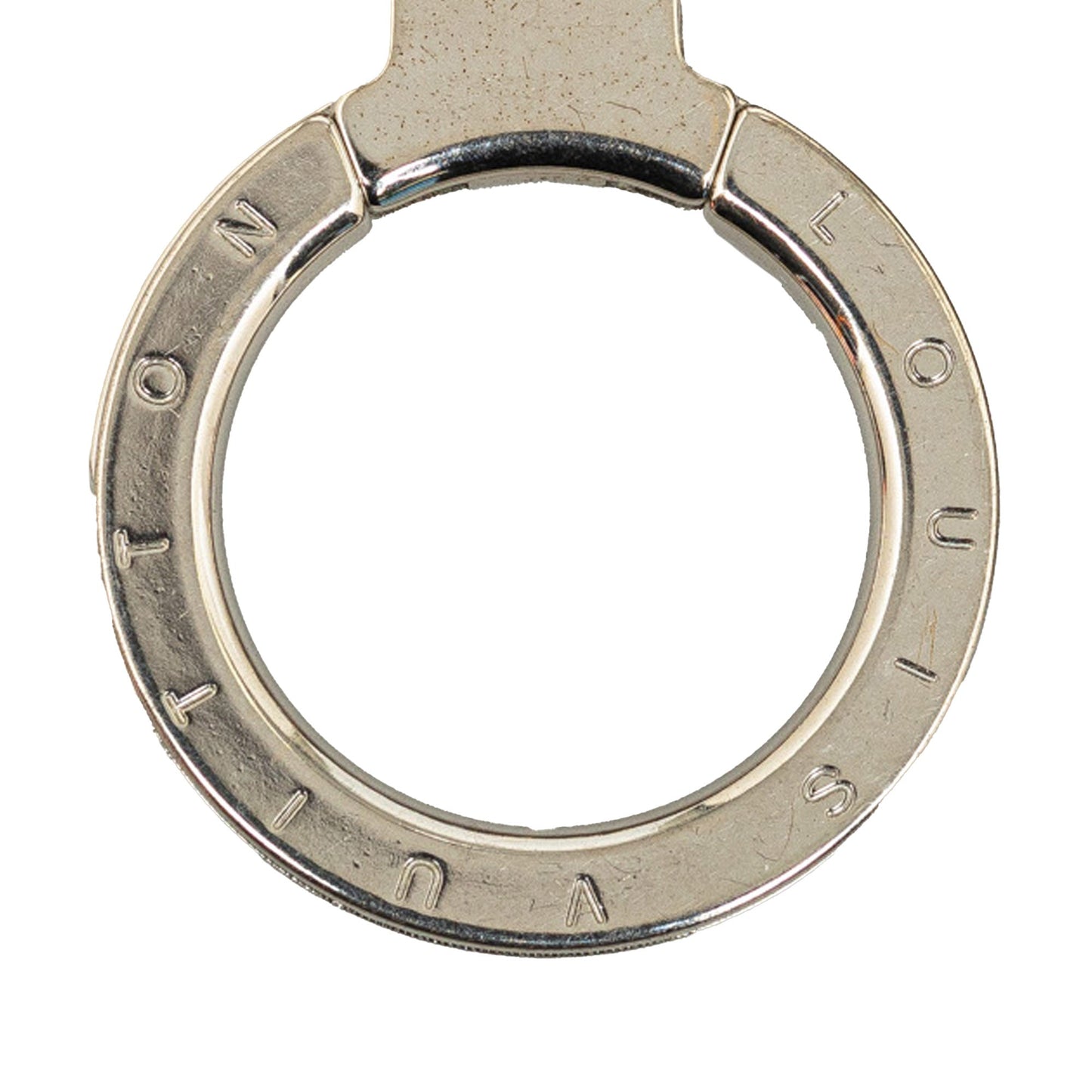 Gold Louis Vuitton Monogram Charm Key Chain