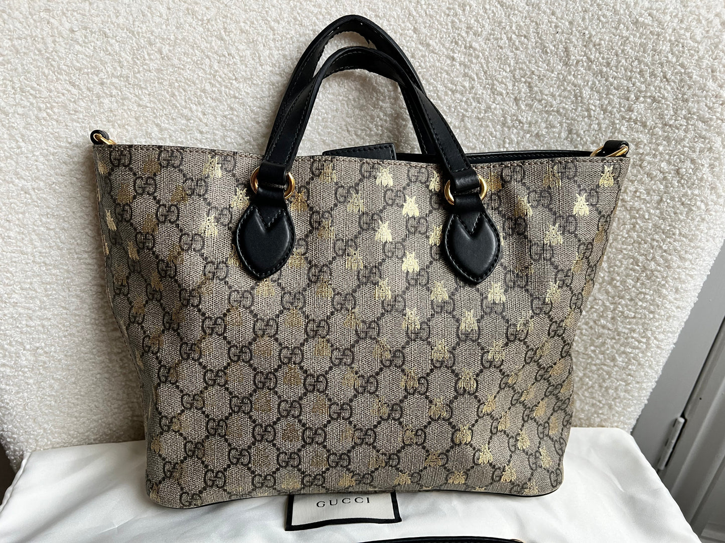 Gucci Supreme Bees Small Tote