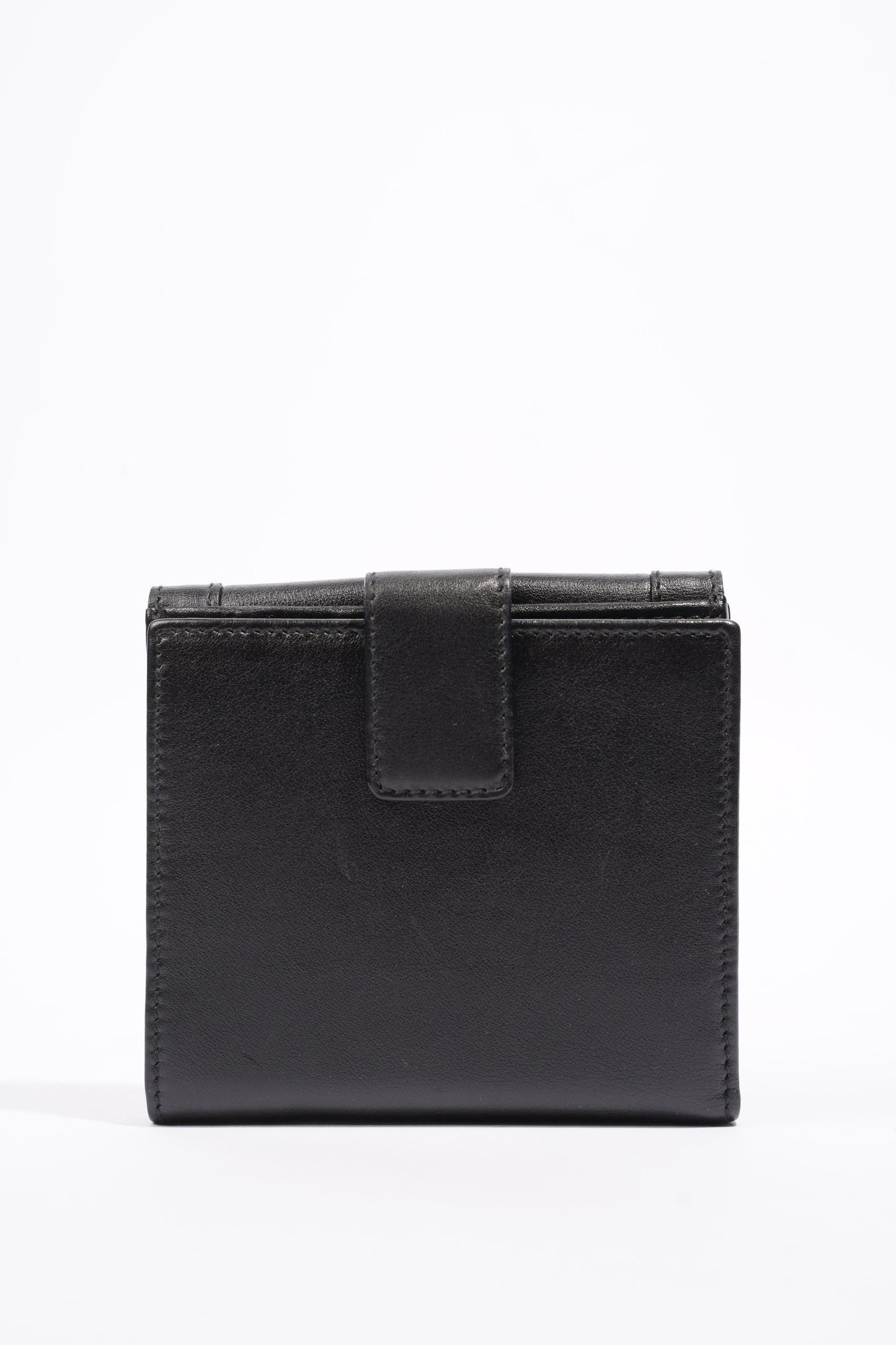 Gucci Babouska Compact Wallet Black Leather